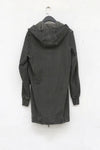 BORIS BIDJAN SABERI FMV00014 hooded jacket PBBS30 dark gray cotton